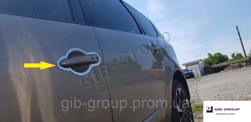 Хром накладка окантовка Ручок для Renault Scenic ( 2009-2016 ) 1430996647 фото