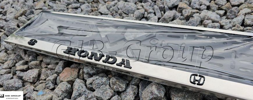 3D Рамка номерного знака с 3D надписью и логотипами HONDA 14777 фото
