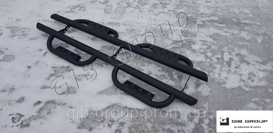 Пороги боковые труба Toyota 4Runner 5 ( 2014+ ) D60 S1-10.6 фото