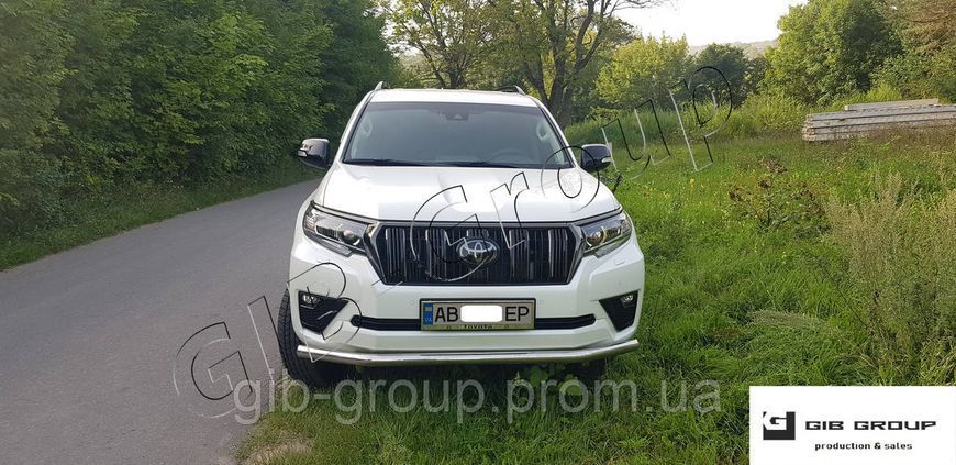 Захист переднього бампера (одиначна неіржавка труба &mdash; вус) Toyota Land Cruiser 150 (2009-2017-2022) F3-05.6.3036 фото