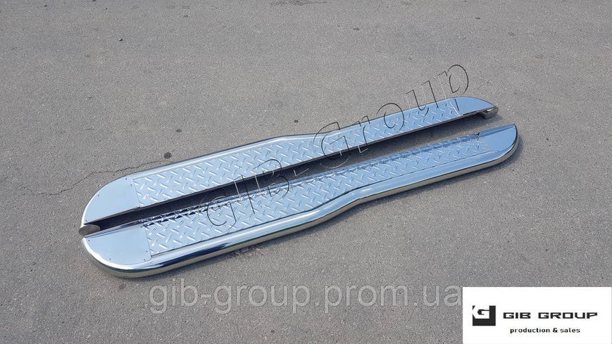 Пороги боковые труба с листом Hyundai Santa Fee (2013-2018) D60 0871.S2-10.6 фото