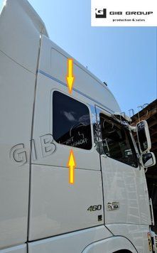 Фальш накладки на боковые окна для Volvo FH12 16612 фото
