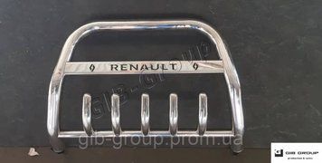 Захист переднього бампера - Кенгурятник Renault Duster (09+) d51х1,6мм 10844.F1-58.5 фото