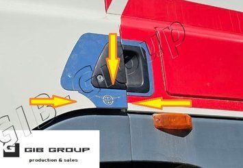 Защитная накладка на уголок двери на DAF CF 14556 фото
