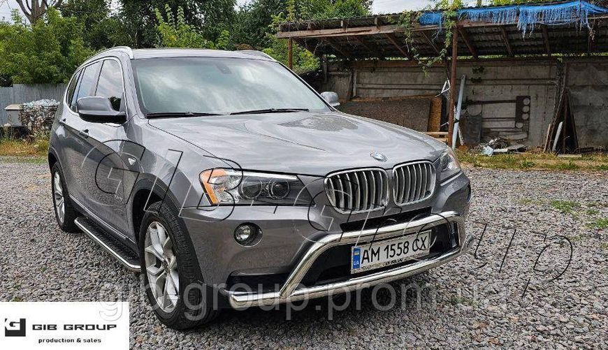 Защита переднего бампера BMW X3 (2010-2014-2017) 14852 фото