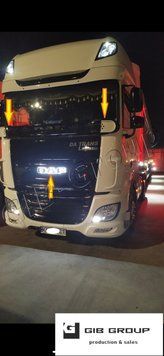 Led літери для DAF XF 106 колір білий 15086 фото