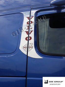 Накладки на стойки&nbsp;двери для "Volvo FH" (1998&ndash;2012) 0439 фото