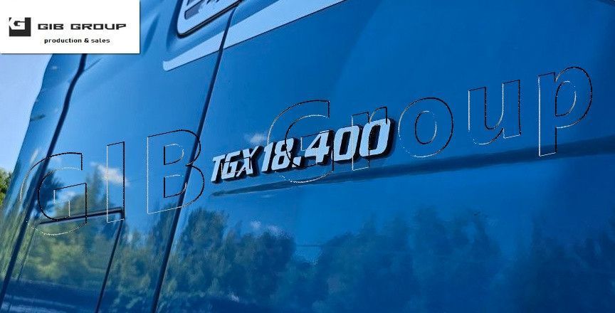 3D Об'ємні логотипи під оригінал для MAN TGX 18.400 3138 фото