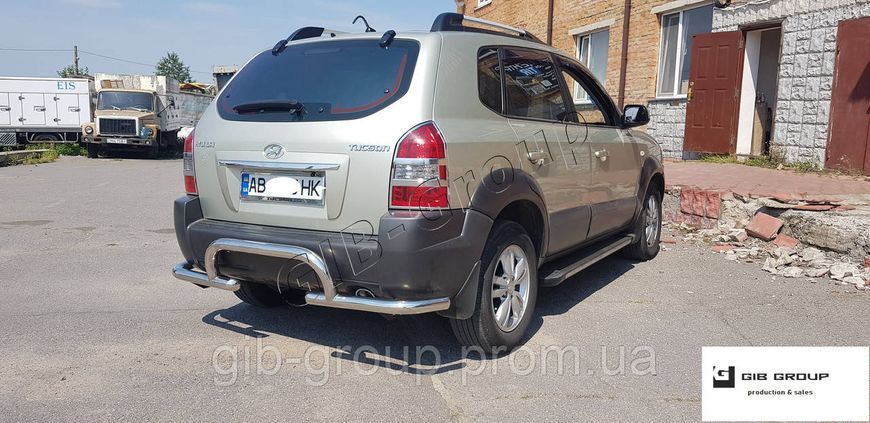 Захист заднього бампера - для Hyundai Tucson (04-15) B1-42.6 фото