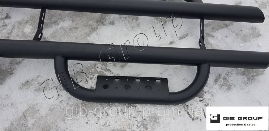 Пороги боковые труба Toyota Tundra (2000-2021) D60 S1-10.6 фото