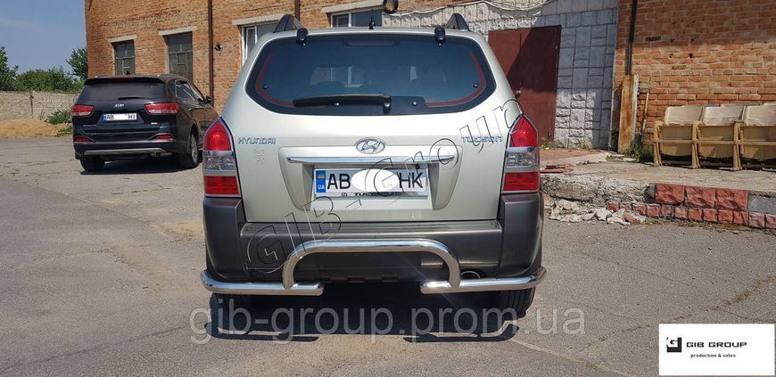 Захист заднього бампера - для Hyundai Tucson (04-15) B1-42.6 фото