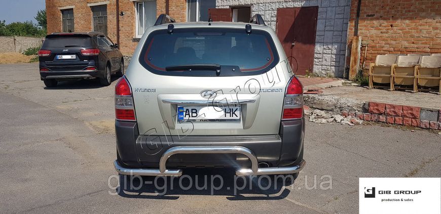 Захист заднього бампера - для Hyundai Tucson (04-15) B1-42.6 фото