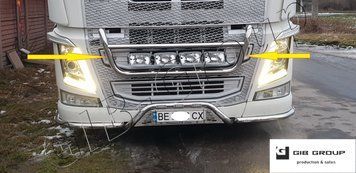 Держатель фар на решетку для Volvo FH 16 (2012+) 15314 фото