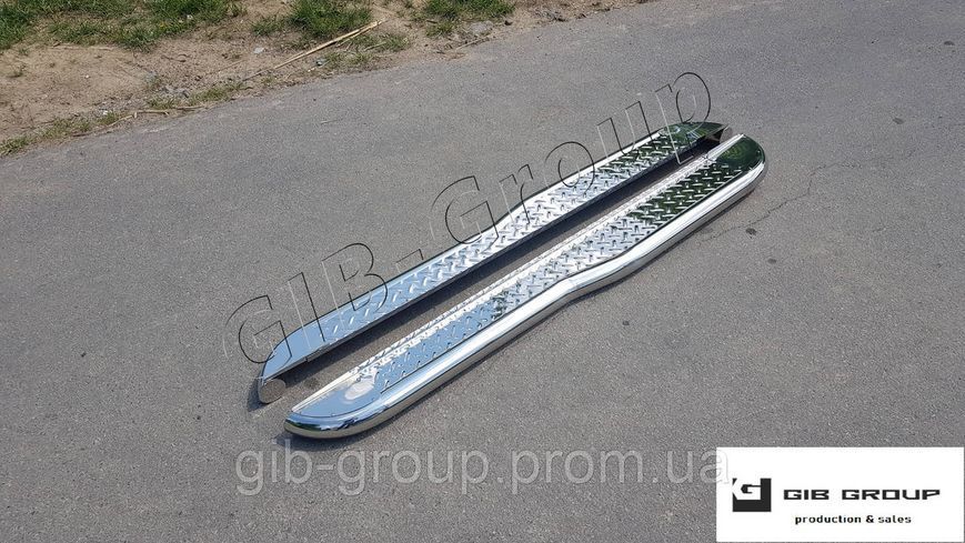 Пороги бічні майданчик для Honda CRV (10-12) d60х1,6мм 5432.S2-10.6 фото