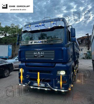 LED Окантовка переднього бампера MAN Tgа з підсвічуванням 0217 фото