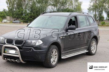 Пороги труба с листом BMW X3 (04-06) 1346477088 фото