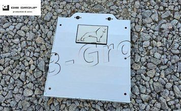 Брендова Профільна кришка акумуяторів для Man Tgx.(2012+) Харчова нержавіюча сталь 3232 фото