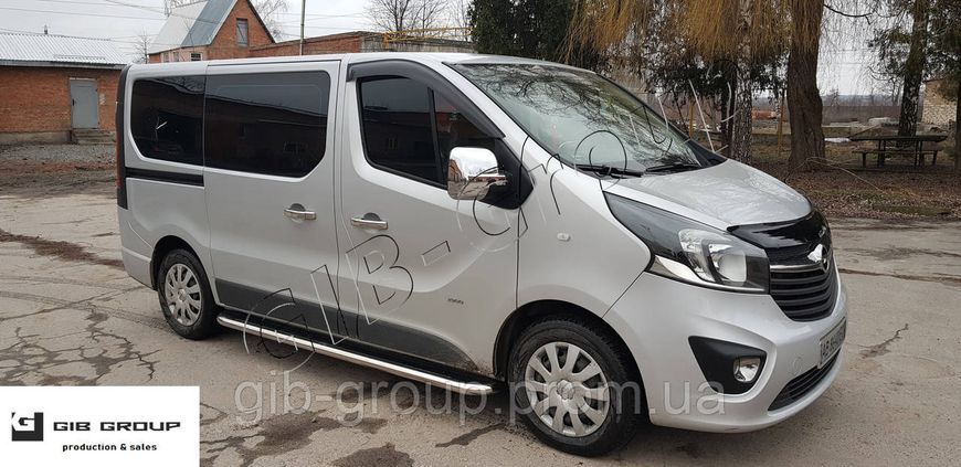 Пороги бічні майданчик для Toyota Hiace (07+) d60х1,6мм 12695.S2-04S.6 фото