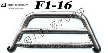 Захист переднього бампера - Кенгурятник Renault Duster (09+) d51х1,6мм 10834.F1-16.5 фото