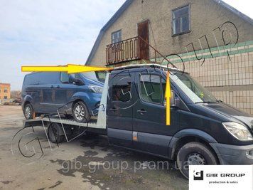 Держатель фар на крышу - люстра Mercedes - Benz Sprinter дубыль кабина (2006-2014+) 15987 фото