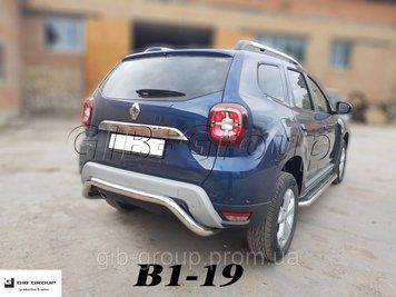Защита заднего бампера для Renault Duster ( 2018+ ) B1-19.6 фото