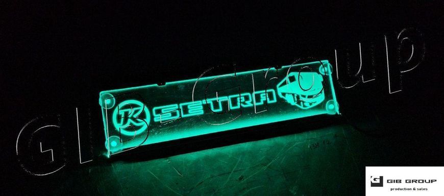 Led табличка для автобуса "SETRA", зеленая подсветка 16727 фото