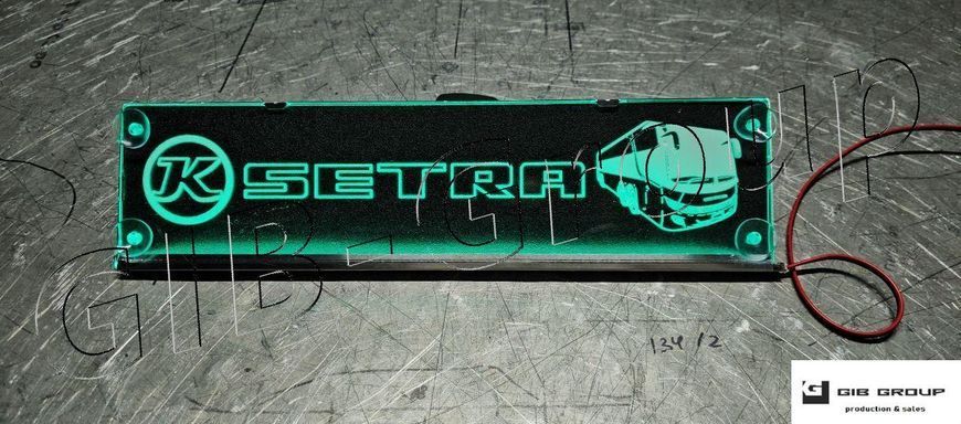 Led табличка для автобуса "SETRA", зеленая подсветка 16727 фото