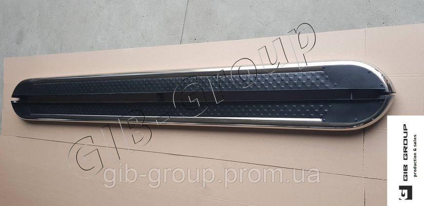 Пороги боковые площадка для Hyundai Terracan (01-07) d60х1,6мм 5028.S2-04.6 фото