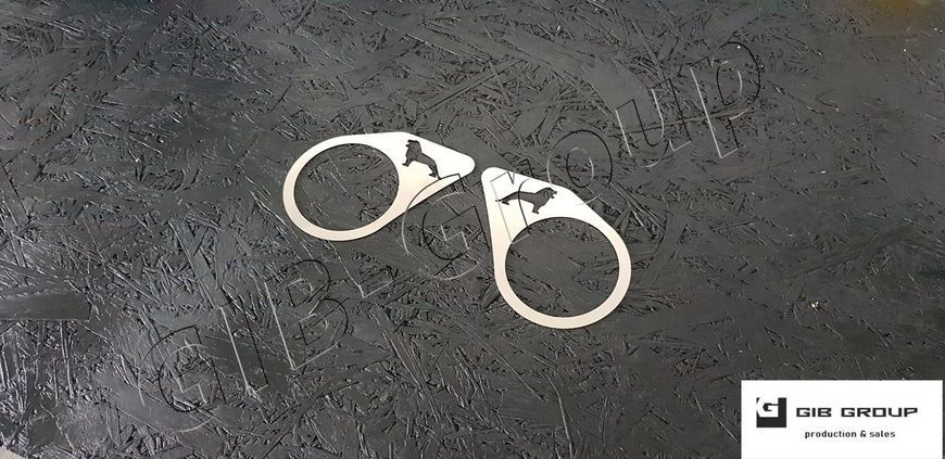 Окантовка поворотів без пластикового кільця для "MAN". Харчова нержавійка 15616 фото