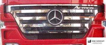 Решетка из нержавеющей стали для "Mercedes-Benz" Actros MP2 - MP3 (2003&mdash;2011) 0291 фото