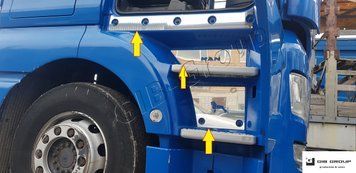 Набір накладок в салон для MAN TGX-TGA (Широка кабіна) 0221 фото
