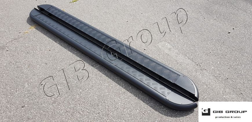 Пороги боковые площадка для Volkswagen Touareg (2002-2007) d42х1,6мм 13168.S2-05.4 фото