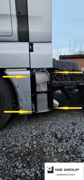 Кріплення профільної кришки глушника для MAN TGX (2007-2012). Фарбування фарборозпилювачем 15856 фото