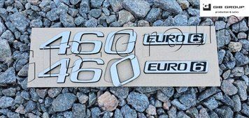 3D Объемные логотипы под оригинал для Volvo FH "460 euro 6" 3270 фото