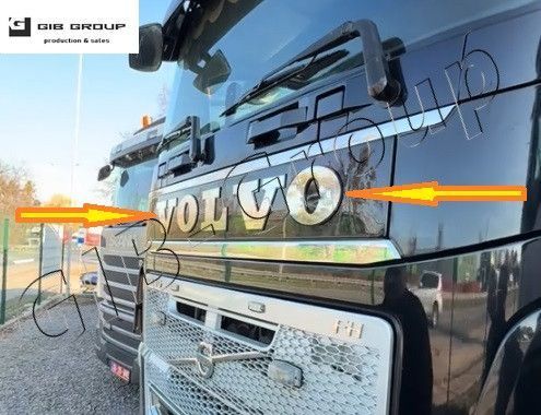 3D объёмные буквы на капот под оригинал для Volvo FH 16 (160*1400мм) 16493 фото