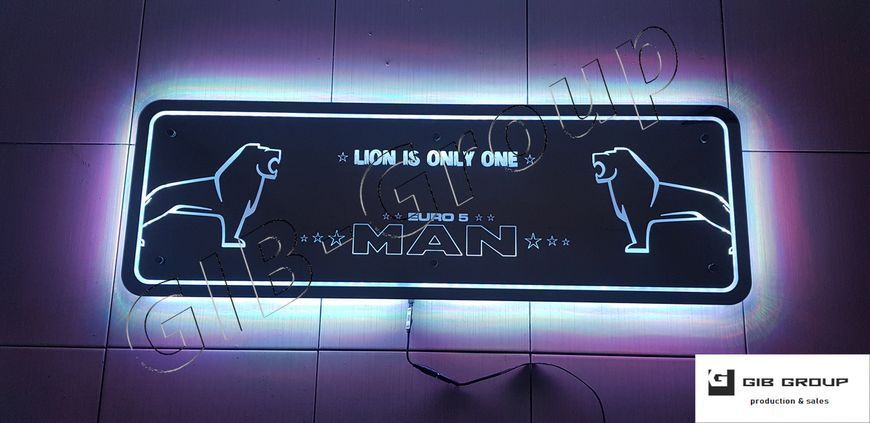 Led RGB дзеркало для вантажівки MAN (2007-2012) 14226 фото