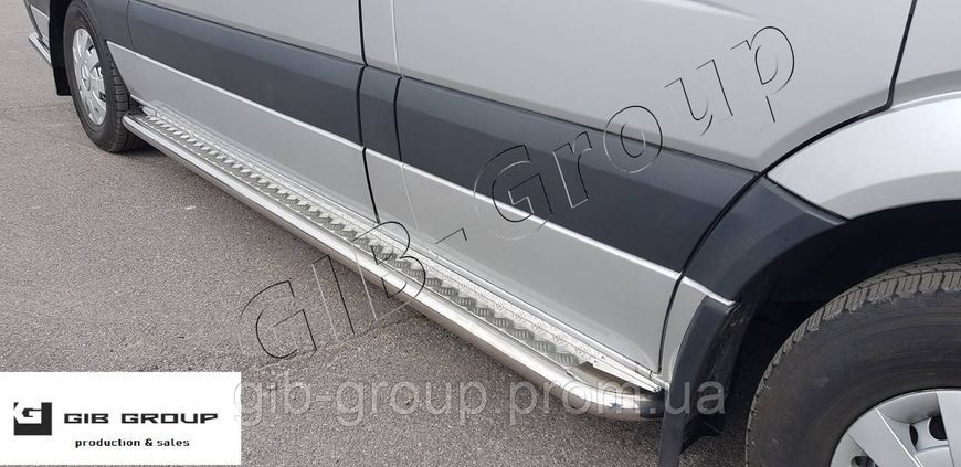 Пороги бічні майданчик для Peugeot Expert (16+) d51х1,6мм 9986.S2-01S.5 фото