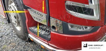 Накладки на кант двери для Volvo FH16 (2020+) 15693 фото