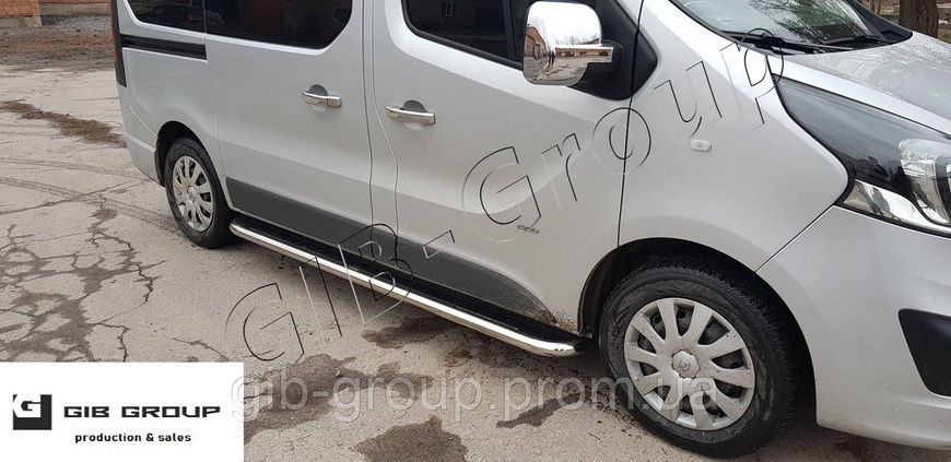 Пороги боковые площадка для Ford Galaxy (06-15) d60х1,6мм 4257.S2-04.6 фото