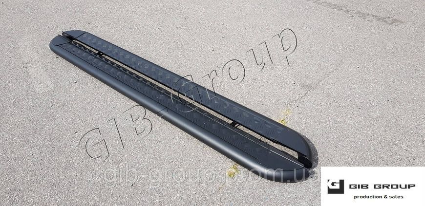 Пороги боковые площадка для Toyota Hiace (07+) d51х1,6мм 12753.S2-05L.5 фото