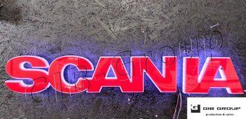 LED буквы для "Scania"Размер 130мм 14229 фото