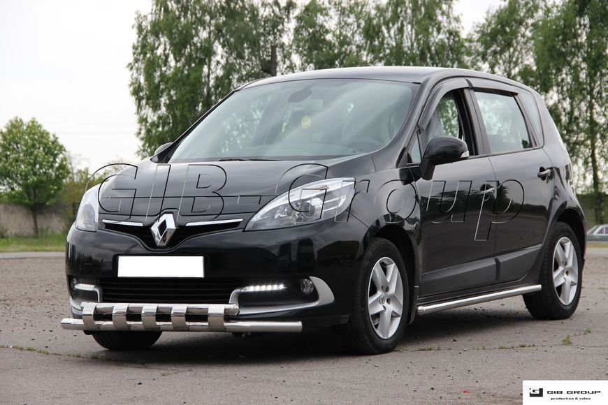 Пороги бічні труби Renault Scenic lll D71 без накладок 1374375292 фото