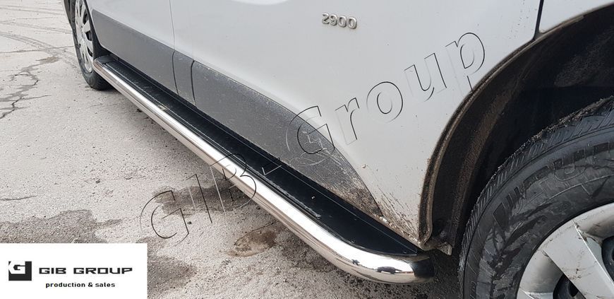Пороги боковые площадка для Ford Transit (06-14) d60х1,6мм 3994.S2-04S.6 фото