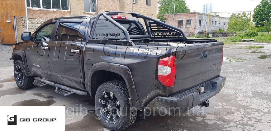 Защитная дуга на кузов (нержавеющая труба black - Roll Bar)&nbsp;Toyota Tundra (14+) 14179.C1-13.6b фото