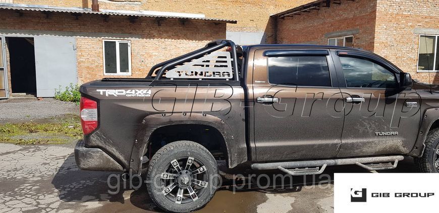 Защитная дуга на кузов (нержавеющая труба black - Roll Bar)&nbsp;Toyota Tundra (14+) 14179.C1-13.6b фото