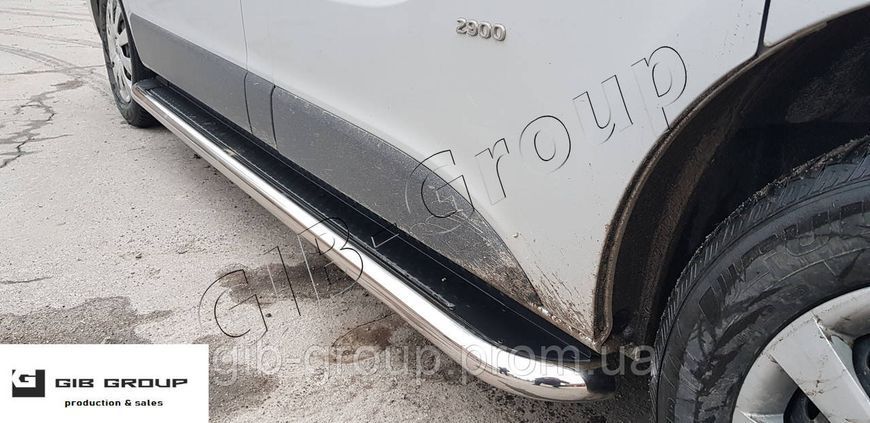 Пороги бічні майданчик для Peugeot Expert (16+) d42х1,6мм 9992.S2-04.4 фото