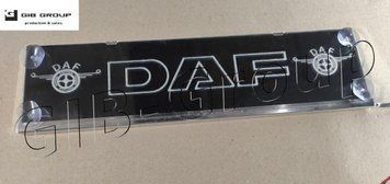 Led табличка для вантажівки "DAF", синя підсвітка 15005 фото