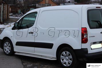 Пороги труба з листом Citroen Berlingo (08+) 1346513390 фото