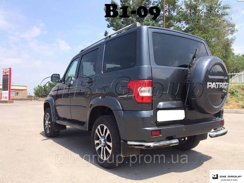 Задній захист кути для Volkswagen T5 (2009-2016) d60х1,6мм 14114.B1-09.6 фото