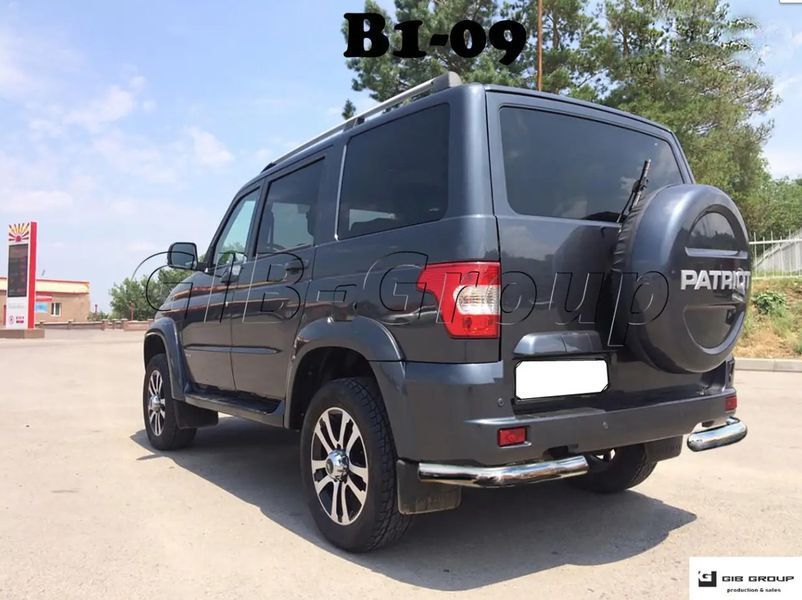 Задняя защита углы для SsangYong Actyon (06-11) d60х1,6мм 13972.B1-09.6 фото